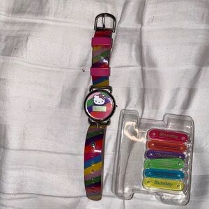 Hello Kitty weekday watch NEEDS BATTERY school kids